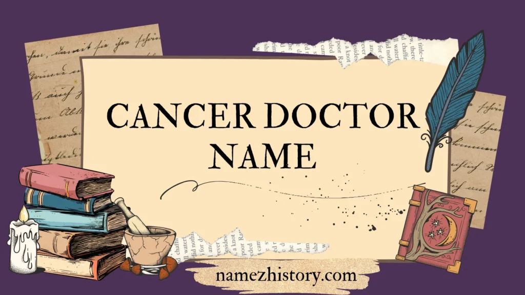 cancer doctor name