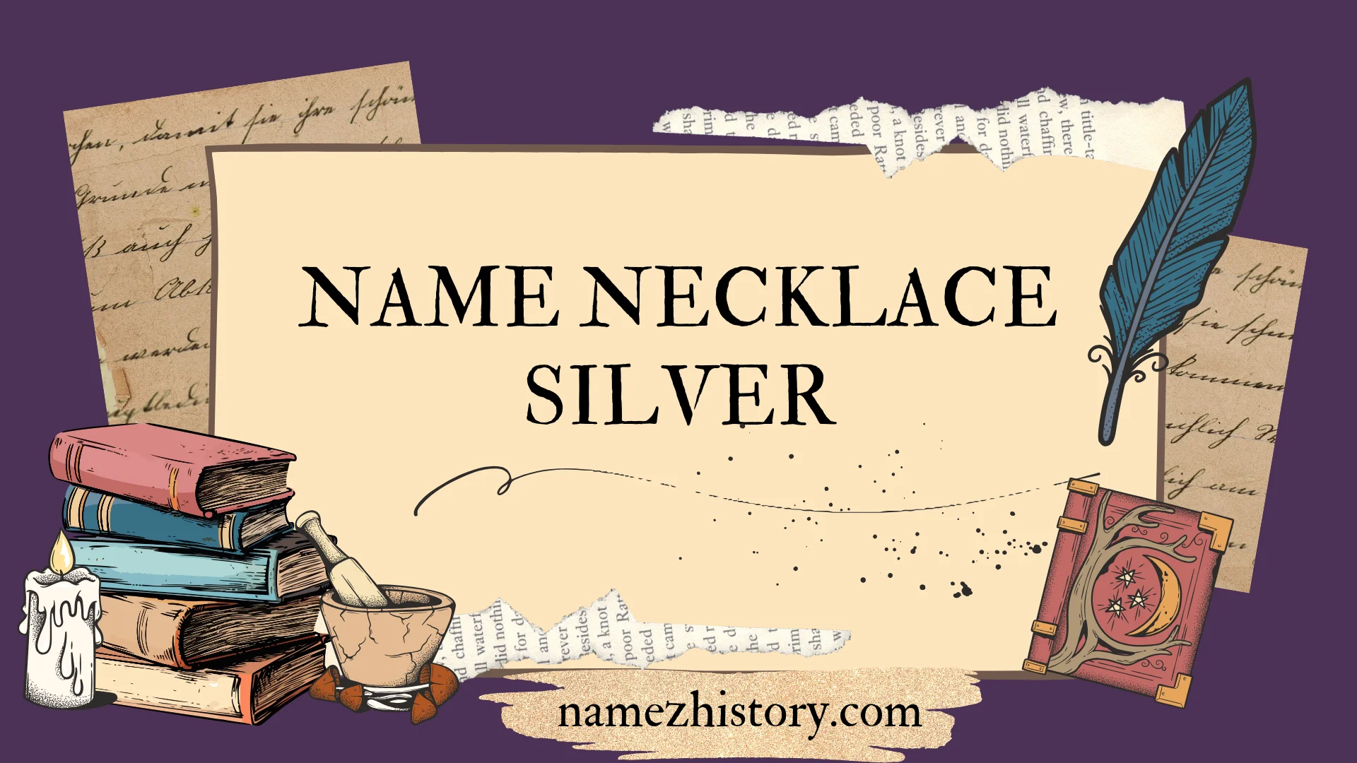 name necklace silver
