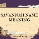 savannah name meaning