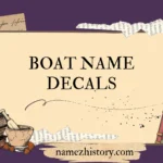boat name decals