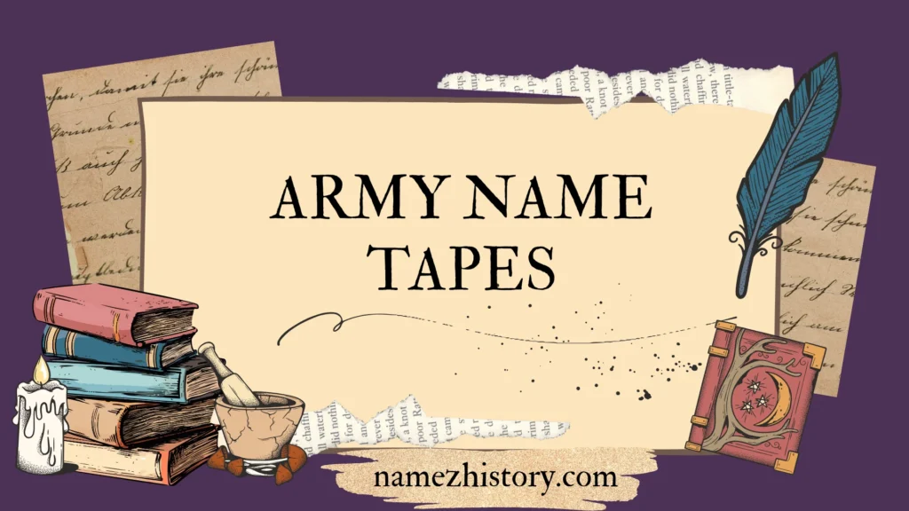 army name tapes