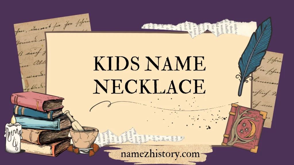 kids name necklace