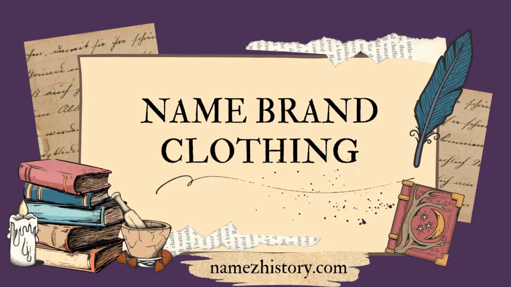 name brand clothing
