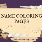 name coloring pages