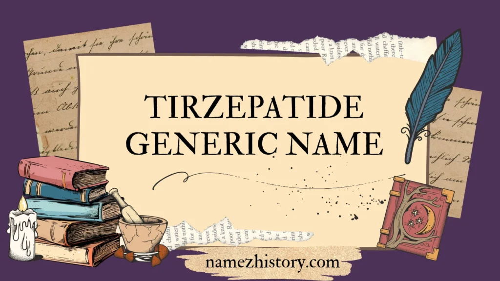 tirzepatide generic name