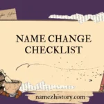 name change checklist
