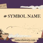 # symbol name